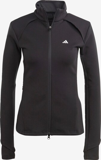 ADIDAS PERFORMANCE Trainingsjacke 'Cover-Up' in schwarz / weiß, Produktansicht