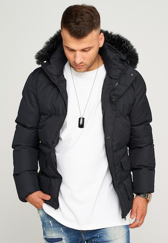 behype Winter Jacket 'BHADLYR' in Black