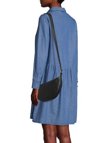 AllSaints Чанта с презрамки 'HALF MOON' в черно