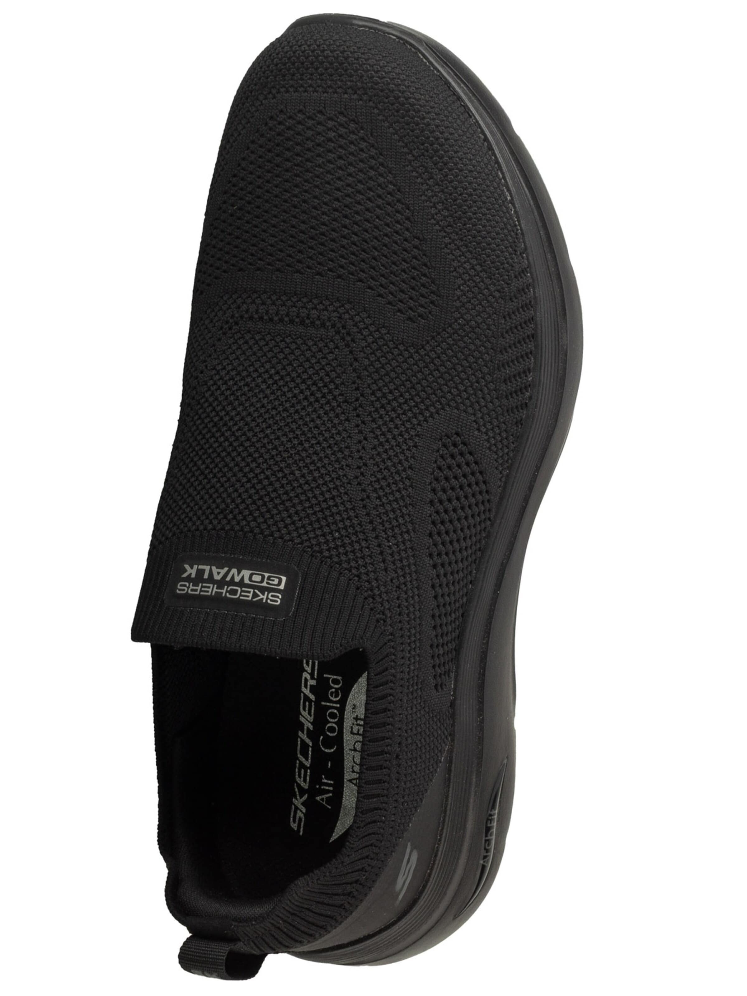 SKECHERS Slip On 'Go Walk Arch Fit 2.0 - Knitte'‌‌‌‌‌‌‌ in Schwarz
