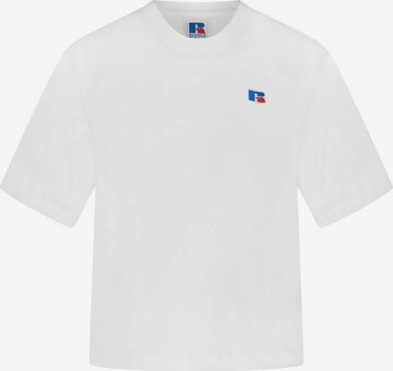 T-shirt Russell Athletic en blanc : devant