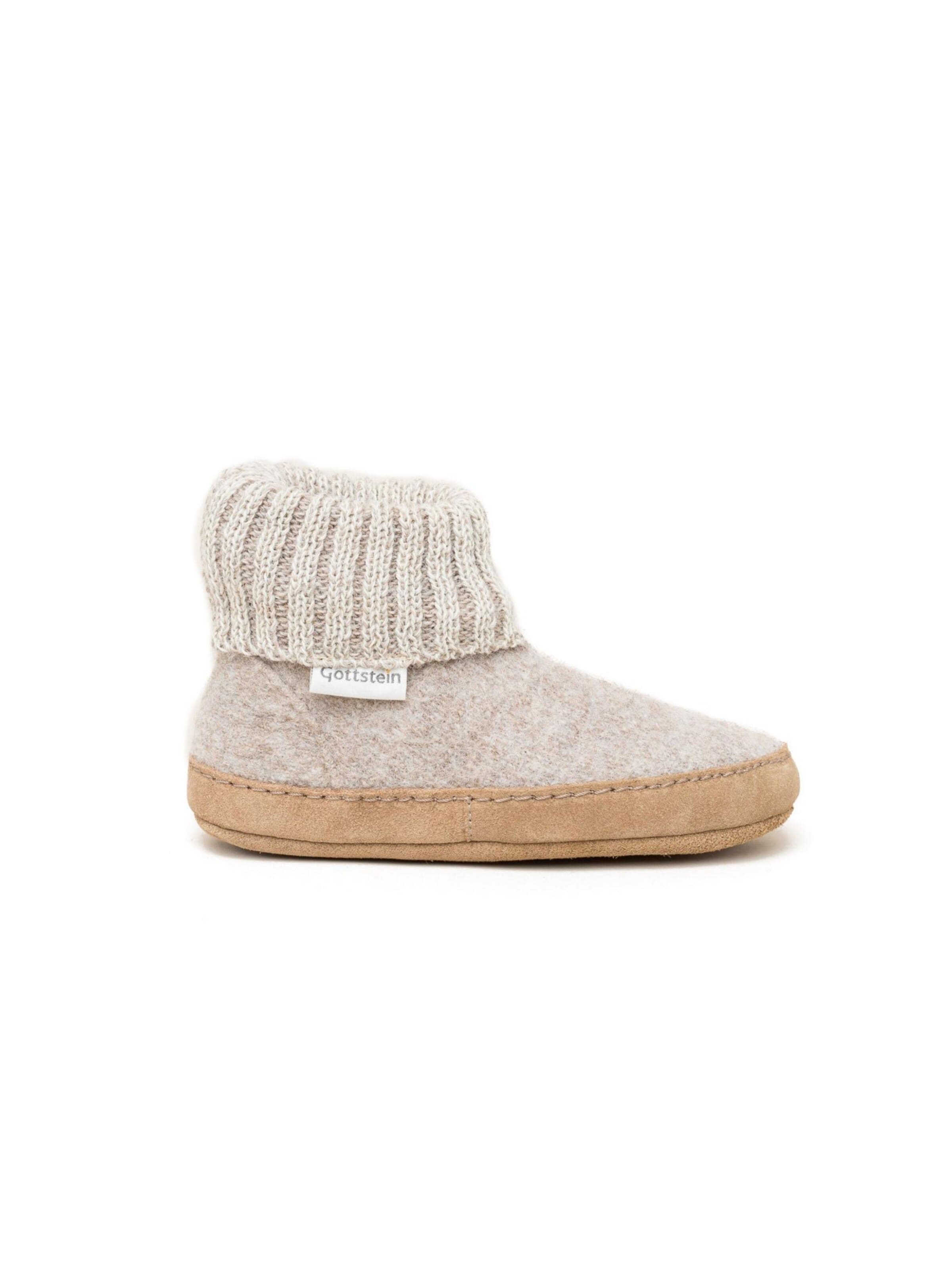 Gottstein Hausschuh 'Hüttenschuhe Alpine Boot LE'‌‌‌‌ in Beige