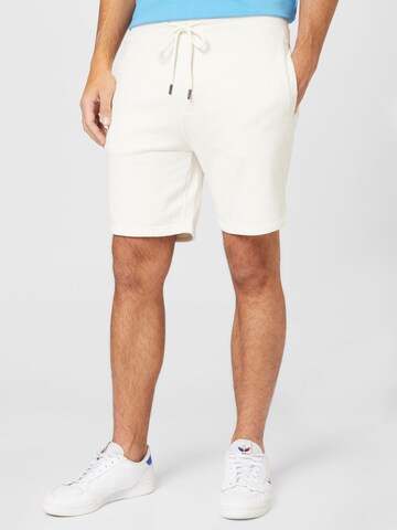 Juvia tavaline Püksid, värv valge: eest vaates
