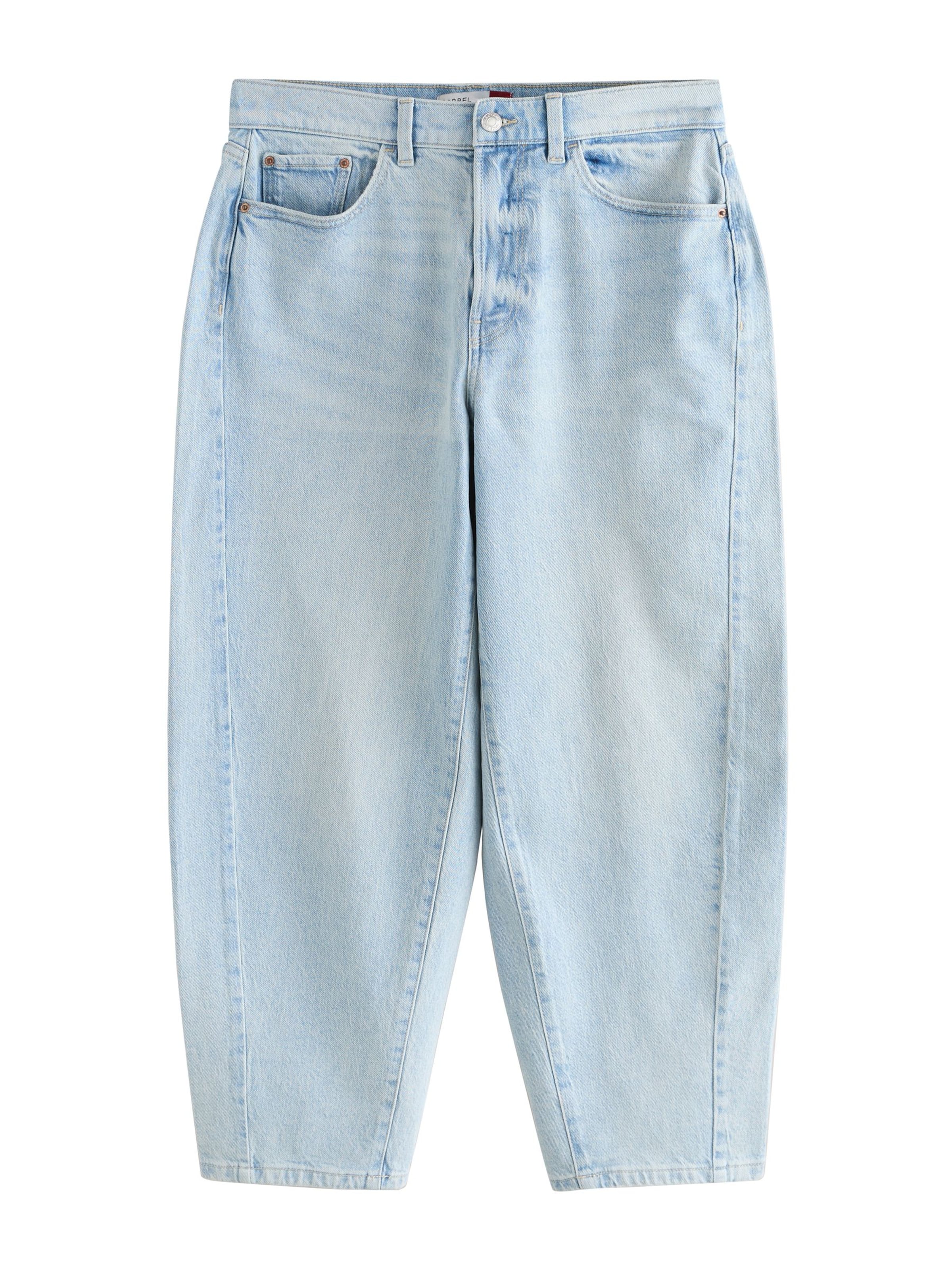 Barrel Jean Next en bleu : devant