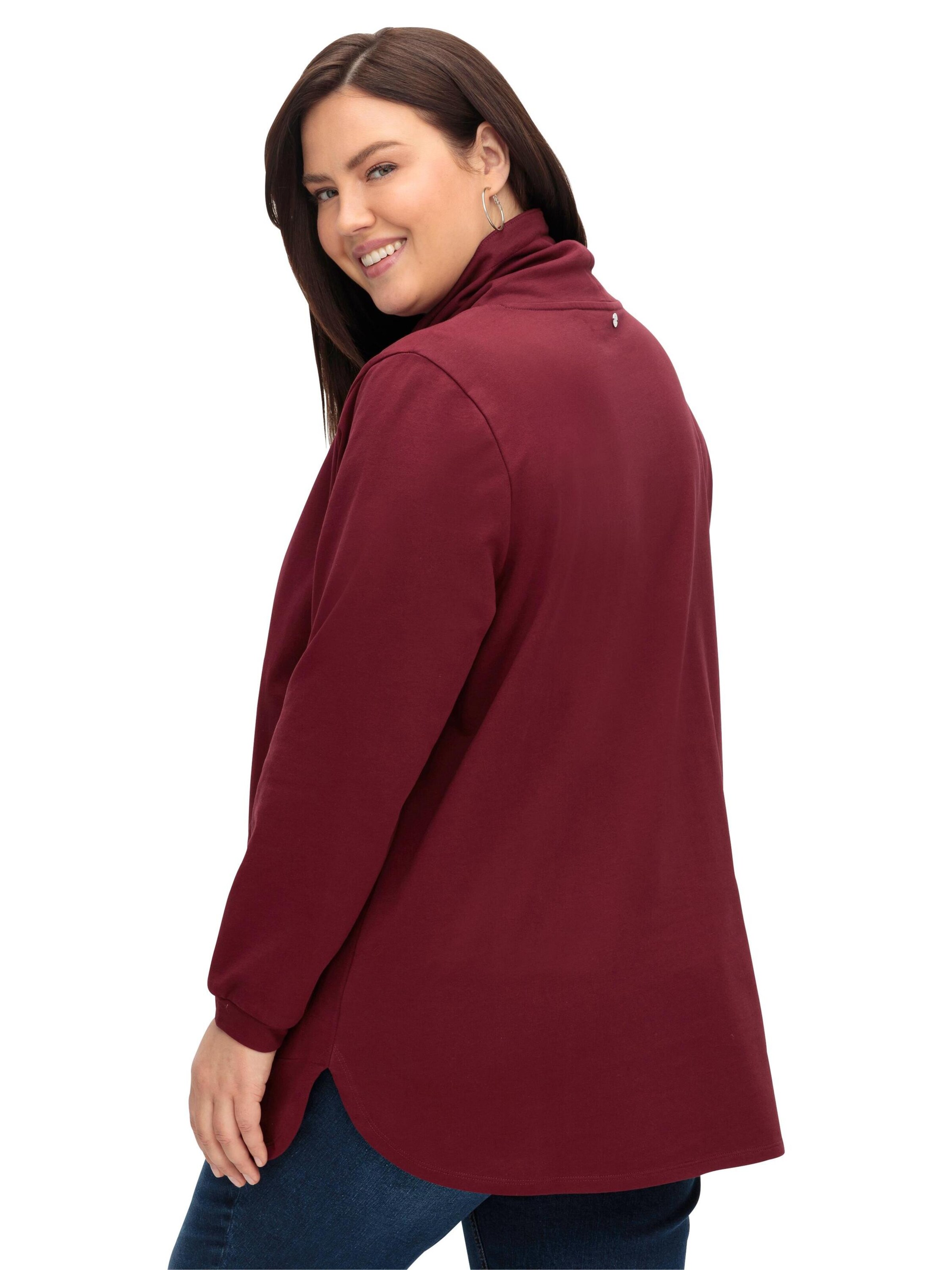 SHEEGO Sweatshirt in Rot