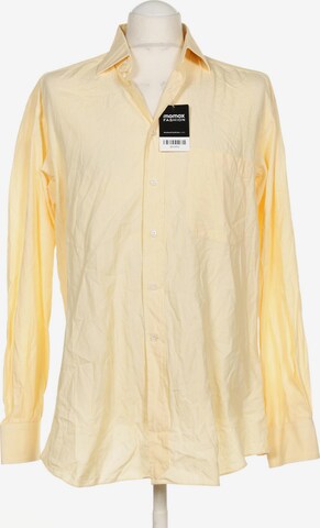 Ermenegildo Zegna Button Up Shirt in M in Yellow: front