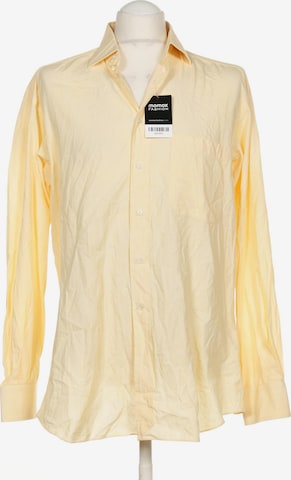Ermenegildo Zegna Button Up Shirt in M in Yellow: front
