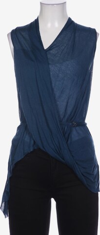 HELMUT LANG Top M in Blau: predná strana