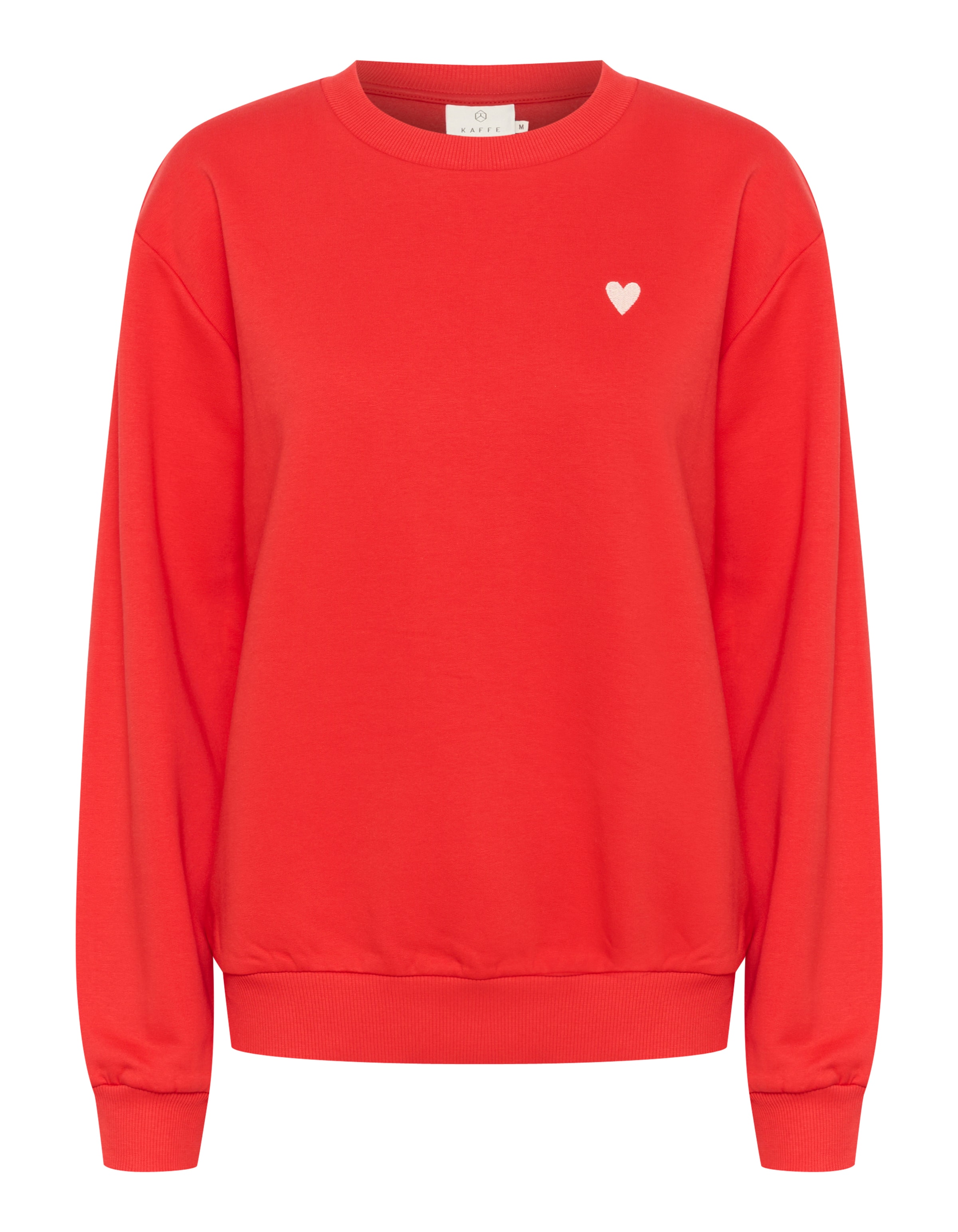 Kaffe Sweatshirt 'Liddy' i rød: forside