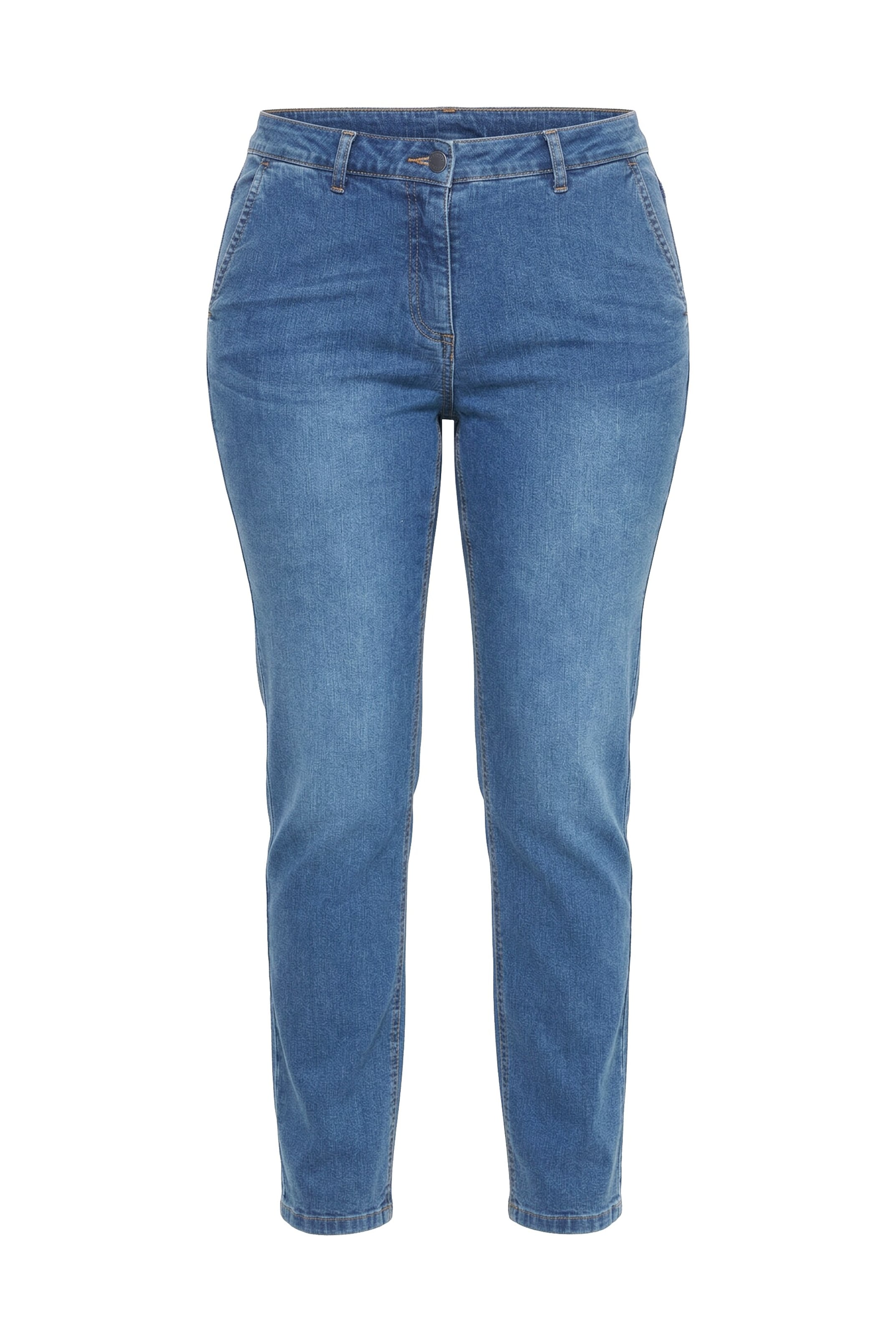 Ulla Popken Slim fit Jeans in Blue: front