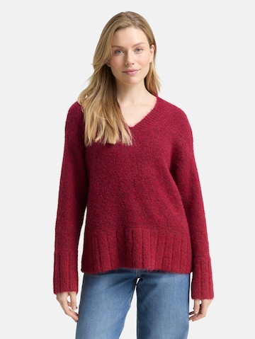 TOM TAILOR Sweater in Red: front