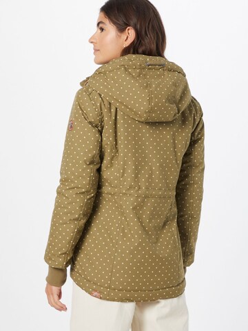 Ragwear Between-season jacket 'Danka' in Green