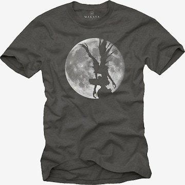 MAKAYA Shirt 'L Moon Shadow' in Grey: front