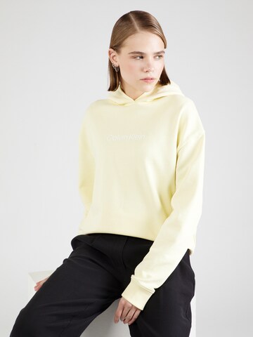 Calvin Klein Sweatshirt 'HERO' in Yellow