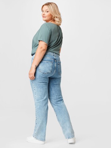 ONLY Carmakoma Bootcut Jeans 'Mille' in Blau