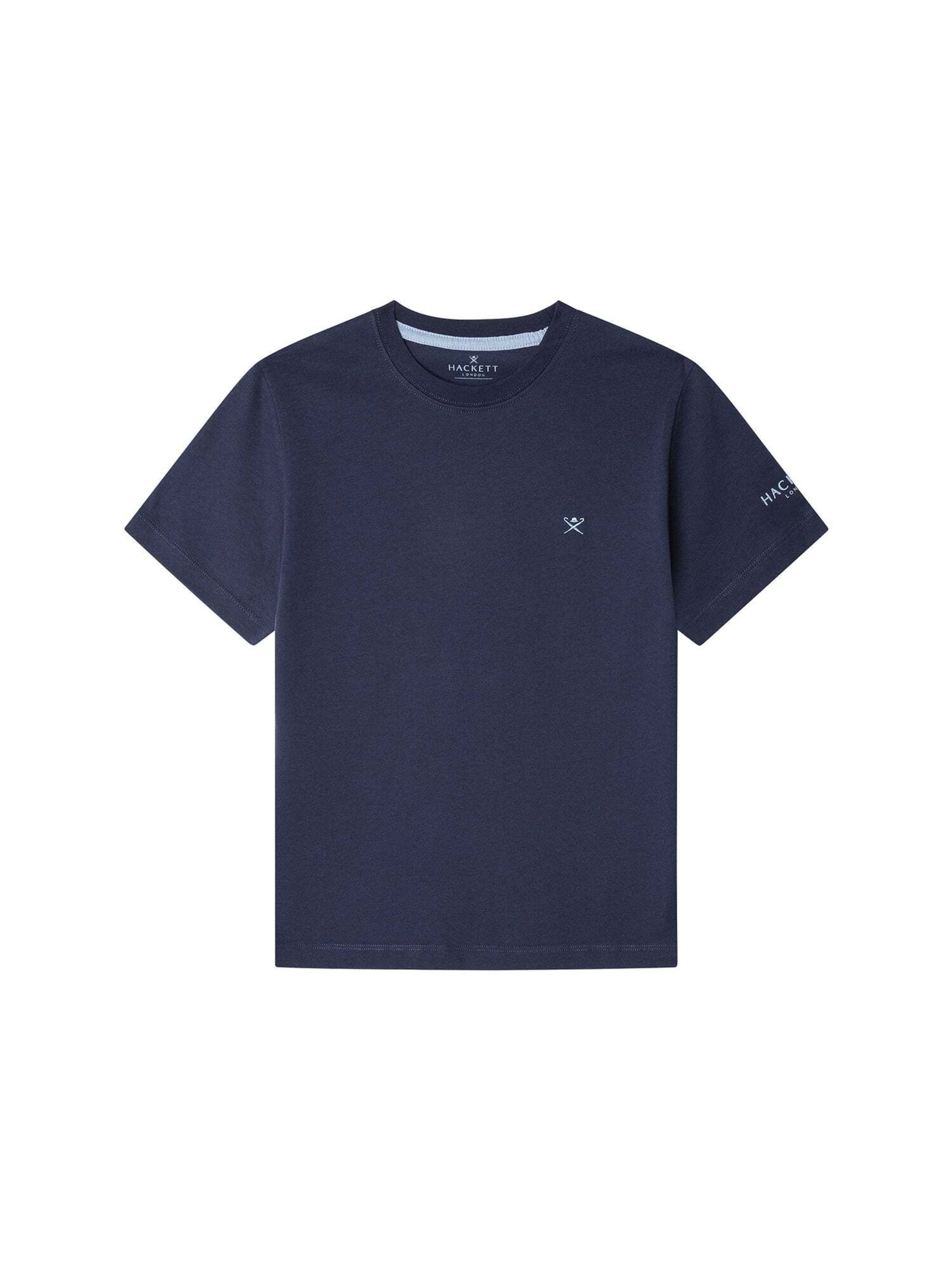 T-Shirt Hackett London en bleu : devant