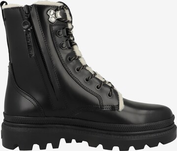 Palladium Lace-Up Ankle Boots in Black