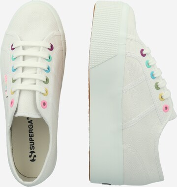 SUPERGA Sneaker 'Rainbow' in Weiß
