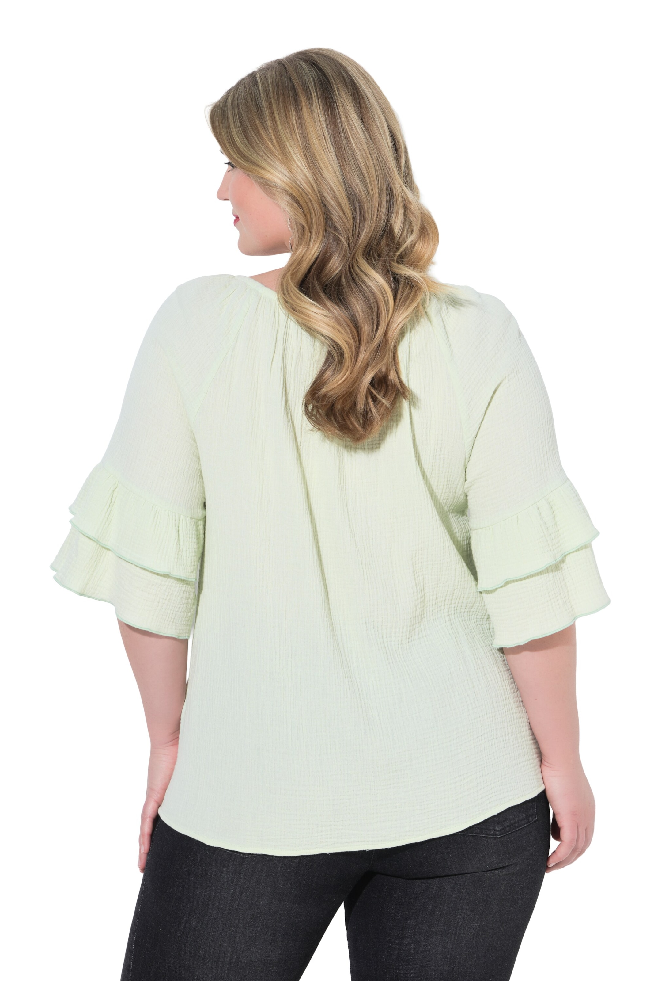 MIAMODA Blouse in Green