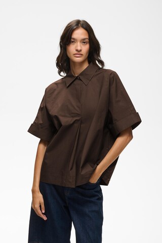 Chemisier 'EllinIW' InWear en marron : devant