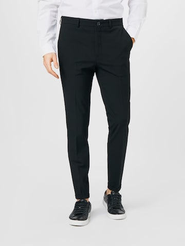 Matinique Pleated Pants 'Liam' in Black: front
