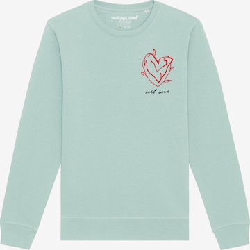 Felpa 'Self Love' di Watapparel in blu: frontale