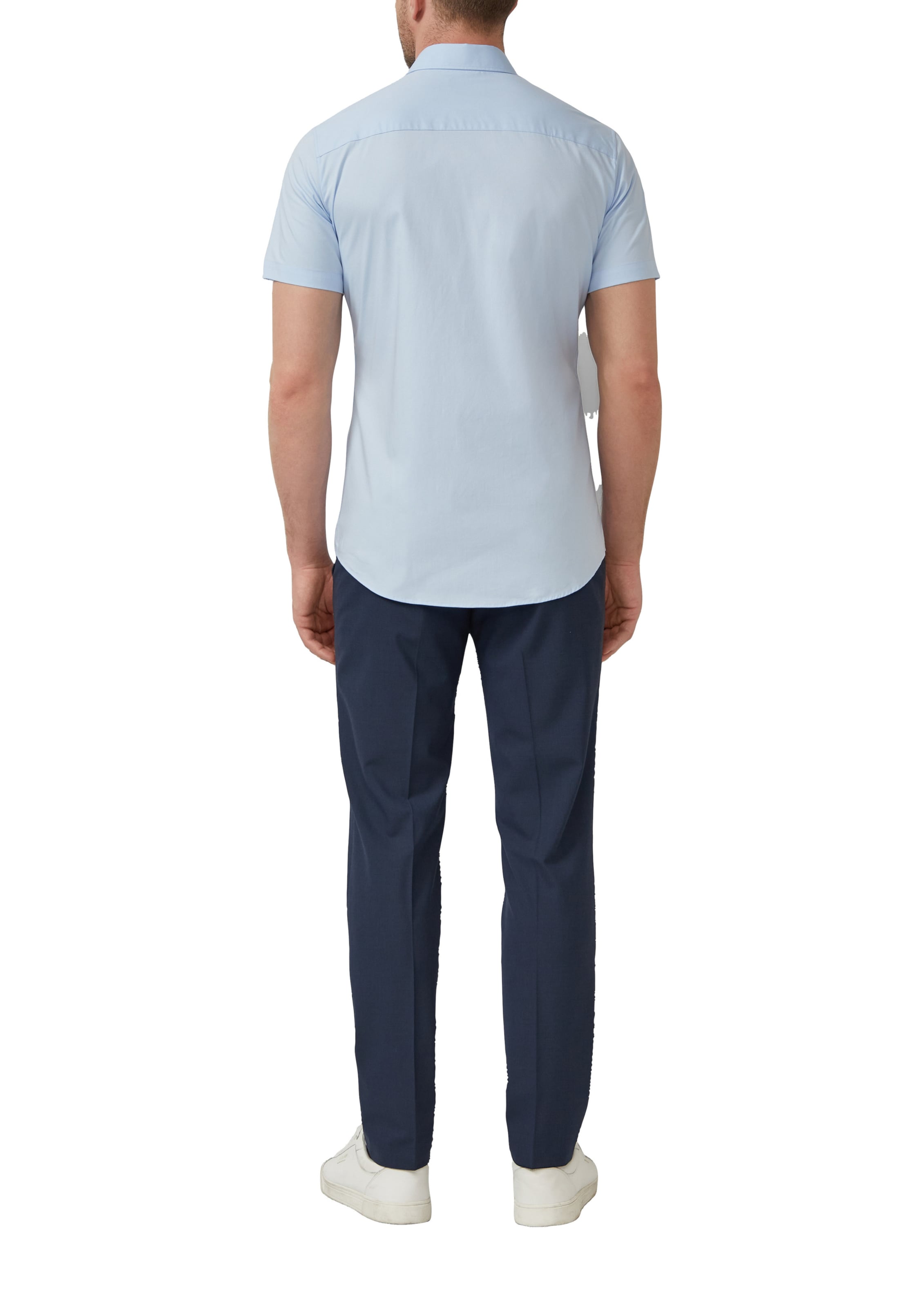 s.Oliver Regular fit Button Up Shirt in Blue