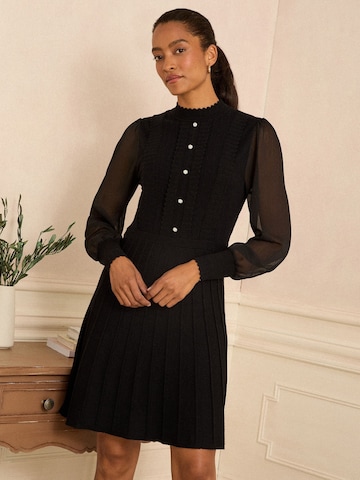 love & roses Strickkleid in Schwarz