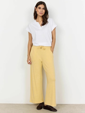 Soyaconcept Wide leg Trousers ' SC_BIARA ' in Yellow