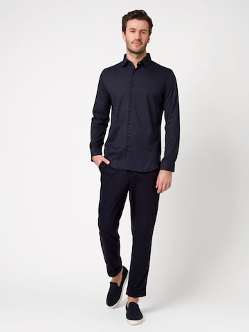 DESOTO Regular fit Button Up Shirt in Blue: front