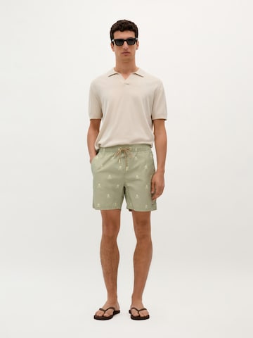 Scalpers Board Shorts ' ' in Green: front