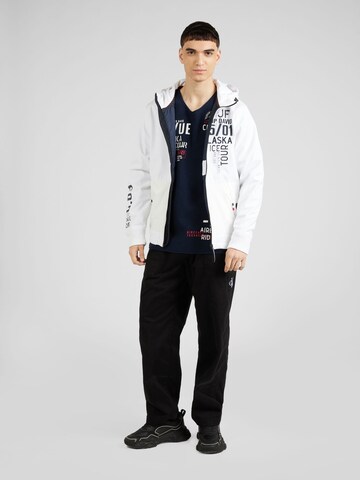 CAMP DAVID Between-season jacket in White