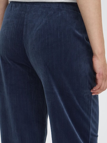 Oxmo Regular Broek ' OXEBBA WIDE LEG ' in Blauw