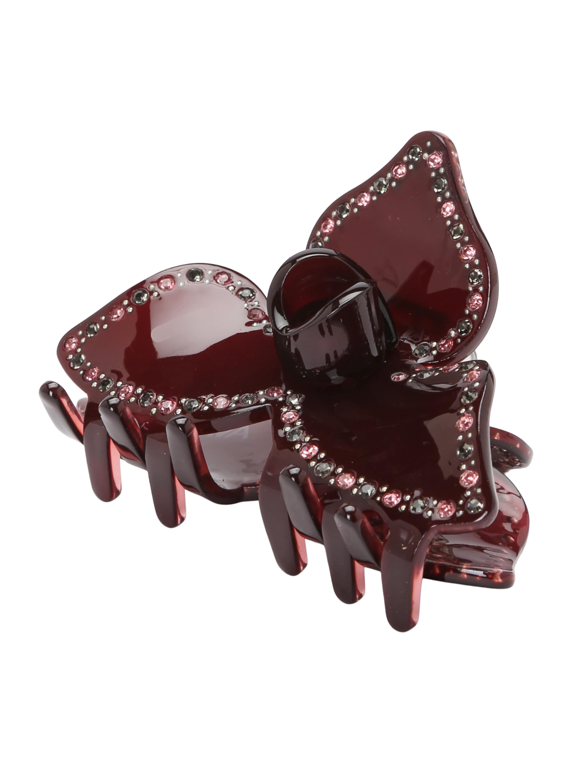 SUI AVA Haarschmuck 'Polly' in Rot: Vorderseite