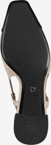 TAMARIS Γόβες slingback σε μπεζ