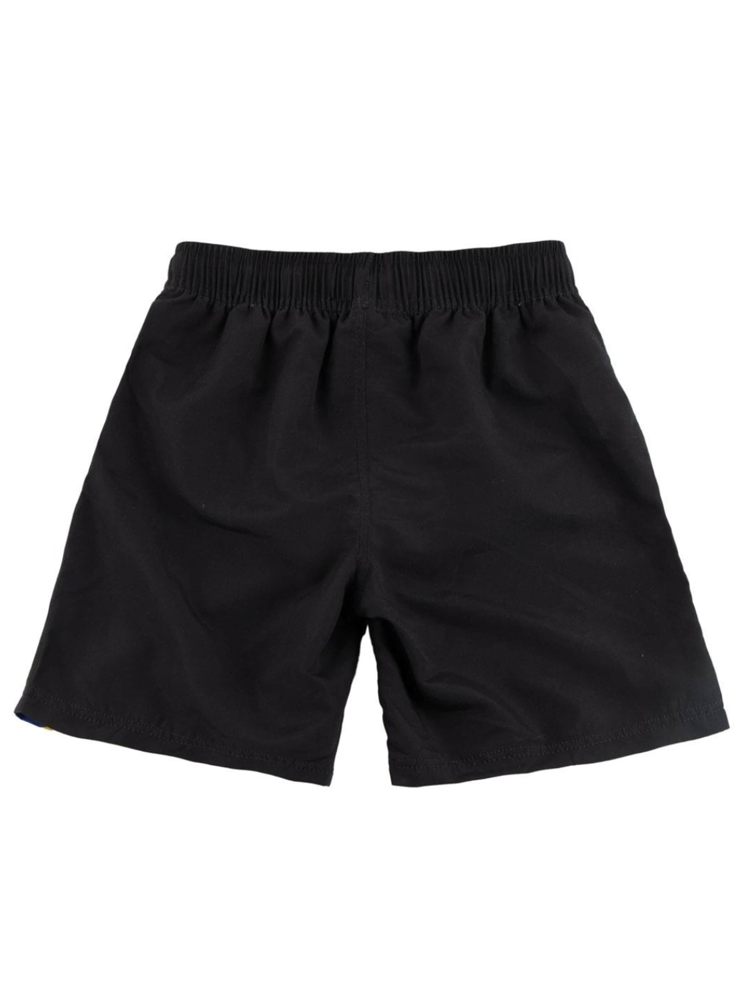 Shorts de bain 'Real Madrid Swim Shorts with Logo Print – Black' Cerdá en noir