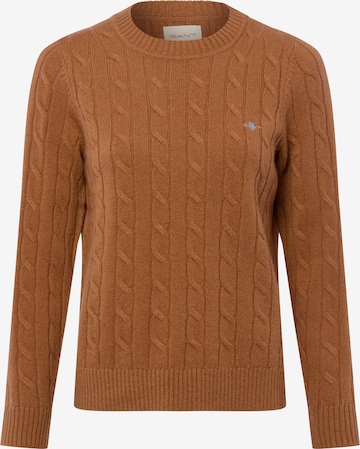 GANT Trui in Bruin: voorkant