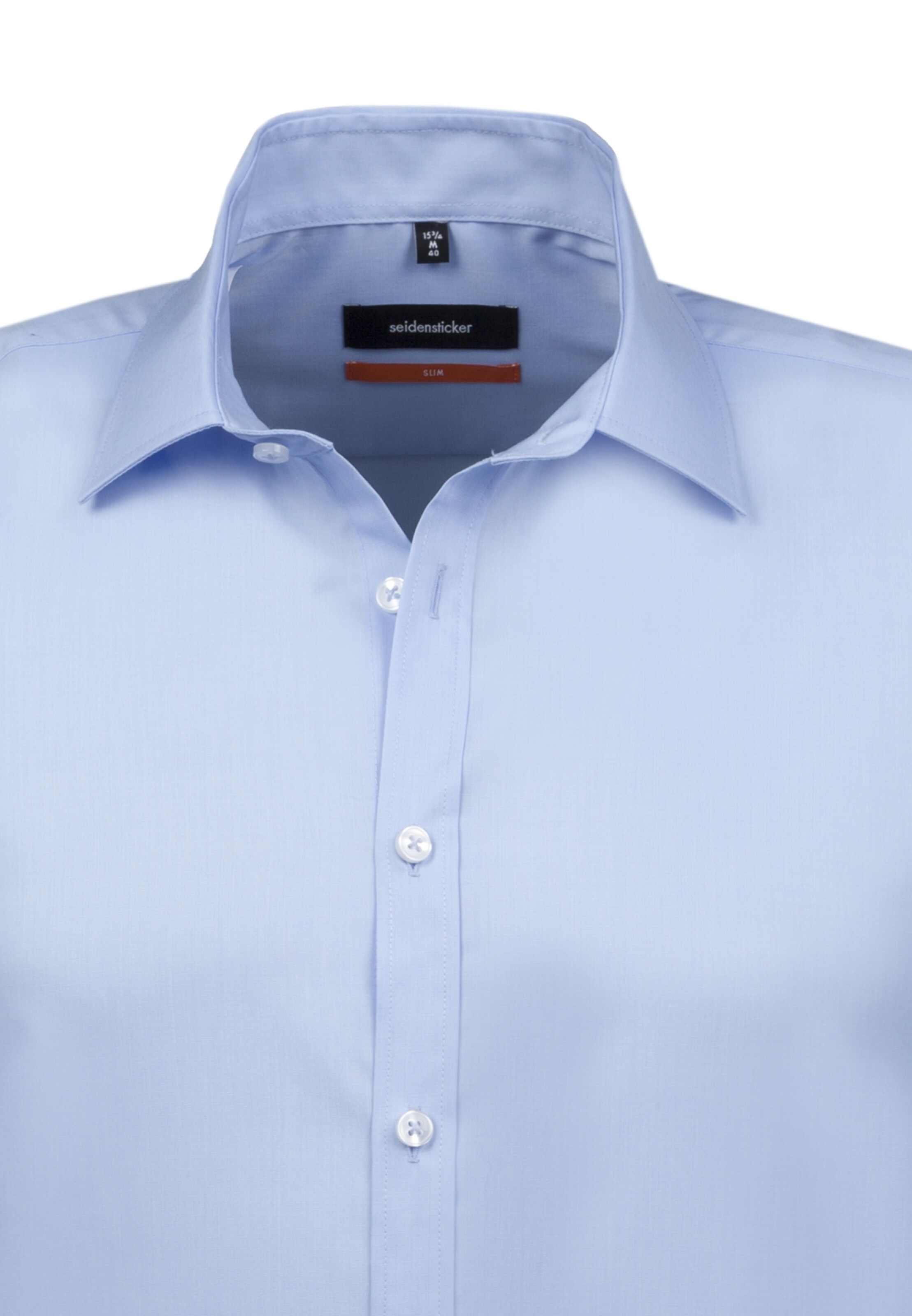 SEIDENSTICKER Slim fit Button Up Shirt in Blue