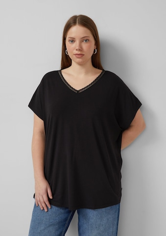 Sweat-shirt QS en noir