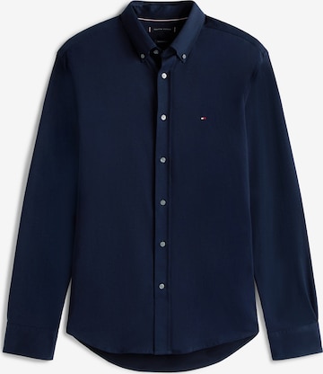 TOMMY HILFIGER Regular Fit Hemd in Blau: Vorderseite