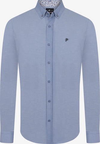 DENIM CULTURE Regular fit Button Up Shirt ' FYODOR ' in Blue: front