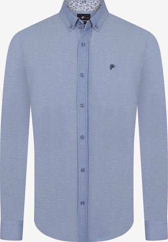 Coupe regular Chemise ' FYODOR ' DENIM CULTURE en bleu : devant