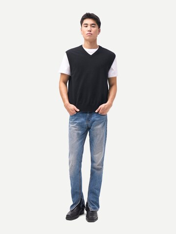 GOBI Cashmere Weste 'Men's Essential V-Neck Cashmere Vest'‌‌‌‌‌‌ in Schwarz