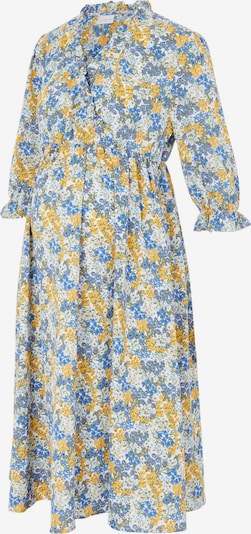 MAMALICIOUS Shirt dress 'CRYSTAL' in Blue / Yellow / Khaki / White, Item view