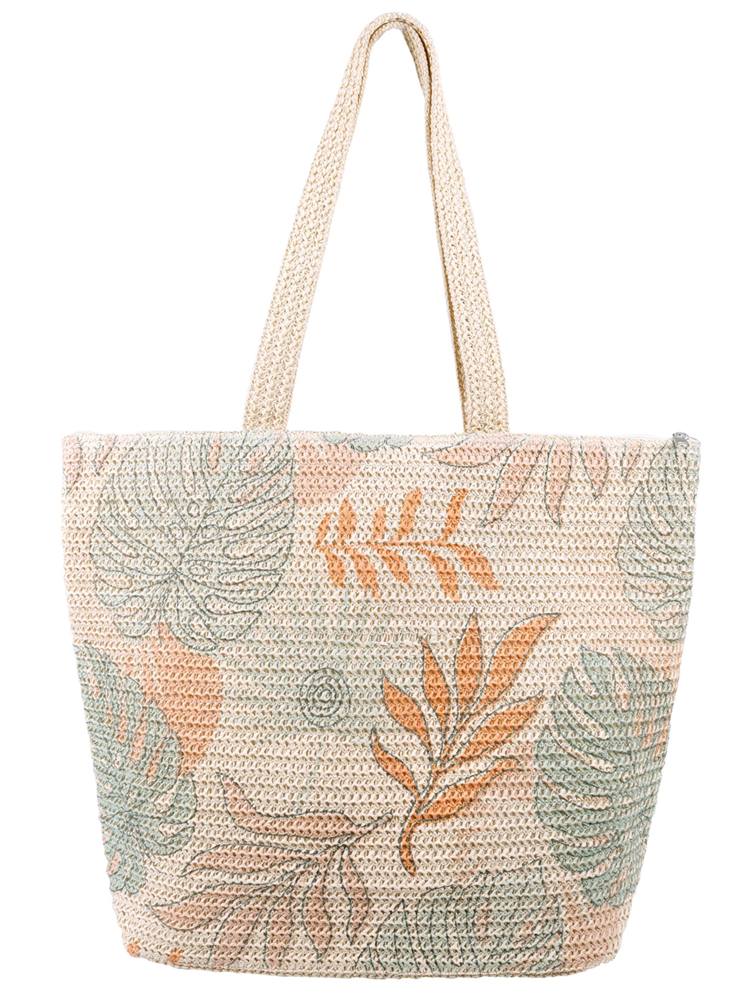 Capelli New York Strandtasche‌‌‌‌‌ in One Size in creme, Produktansicht