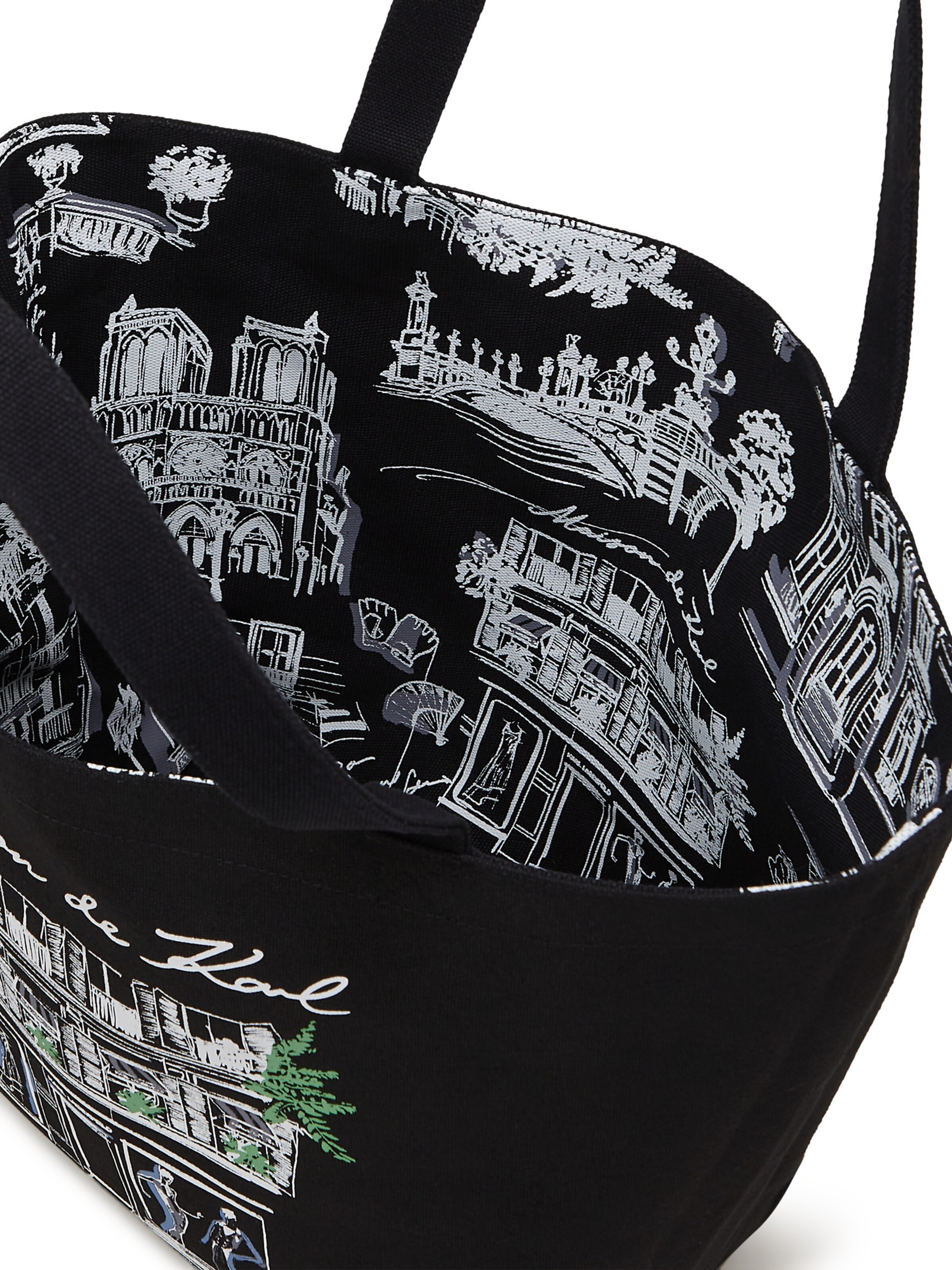 Karl Lagerfeld Μεγάλη τσάντα σε μαύρο