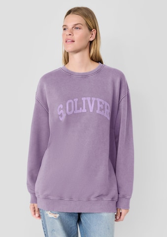 s.Oliver - Sudadera en lila: frente
