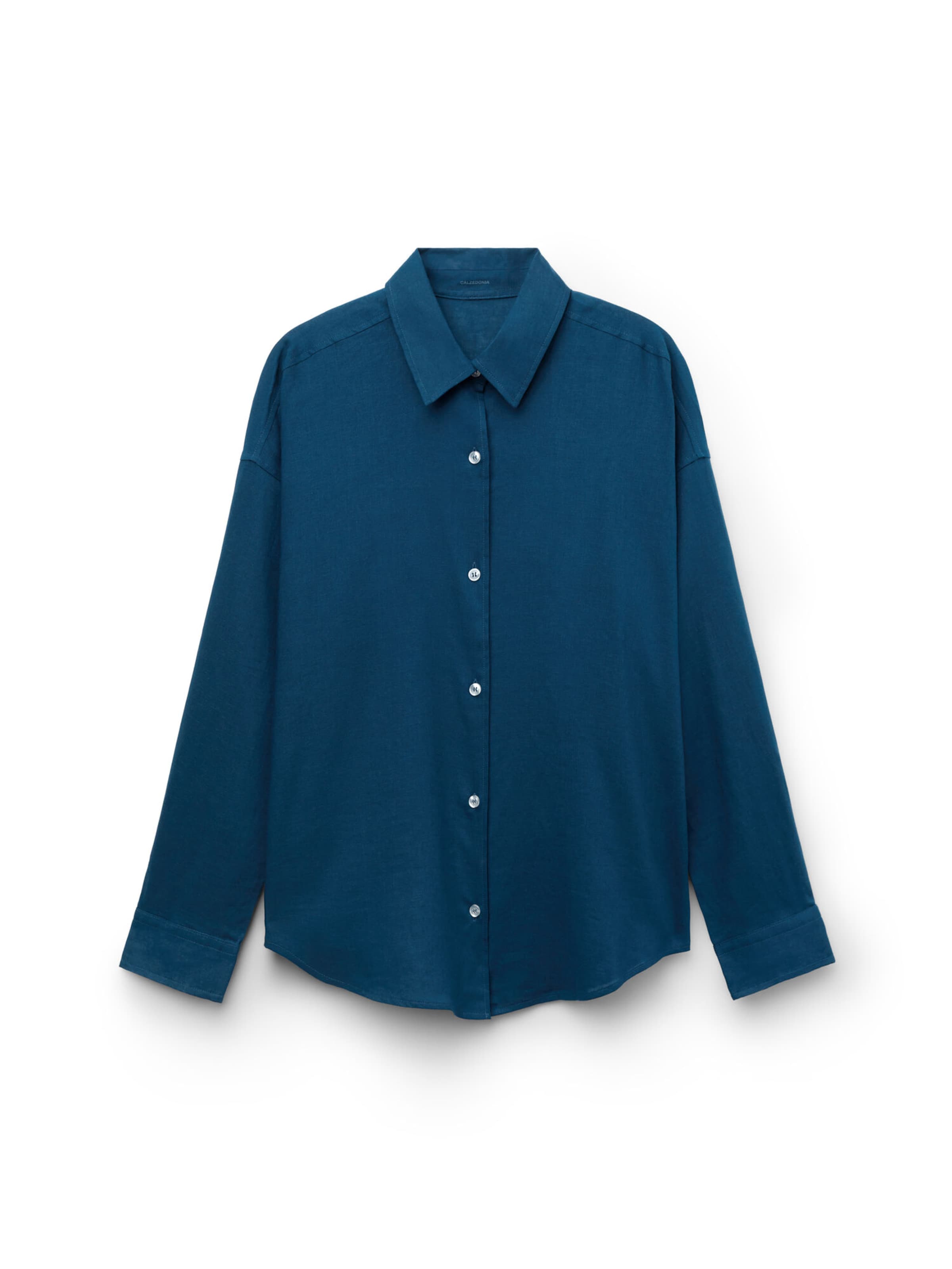 CALZEDONIA Bluse in Blau: Vorderseite