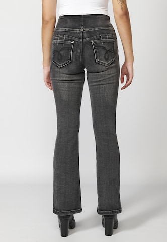 KOROSHI Flared Jeans i grå