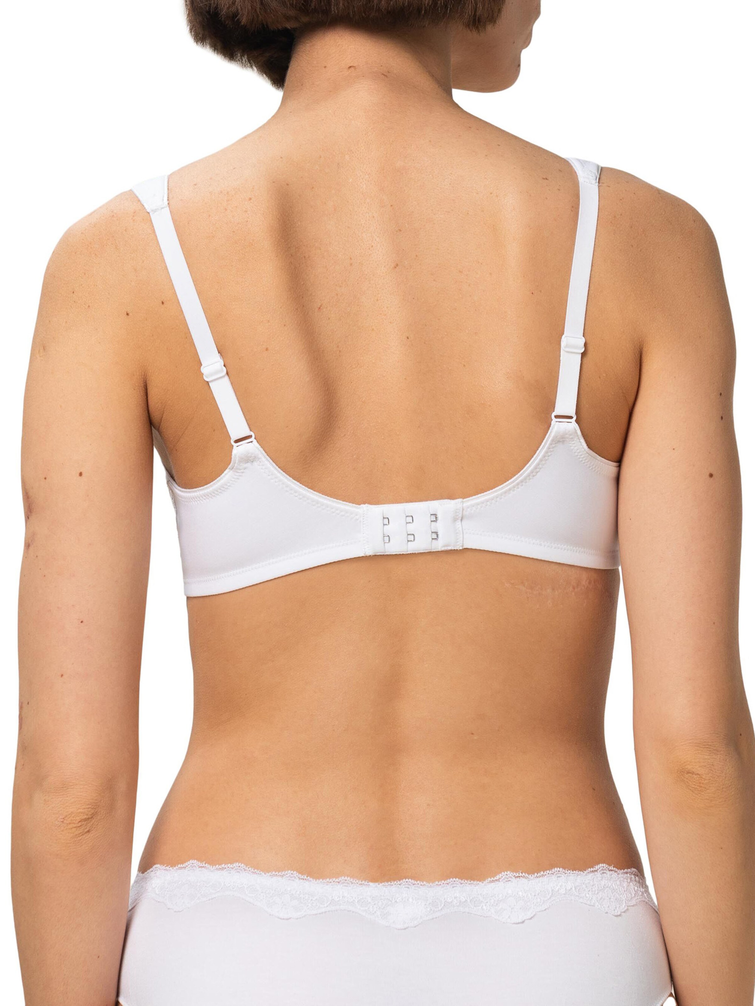 TRIUMPH Bra ' Modern Lace+Cotton ' in White